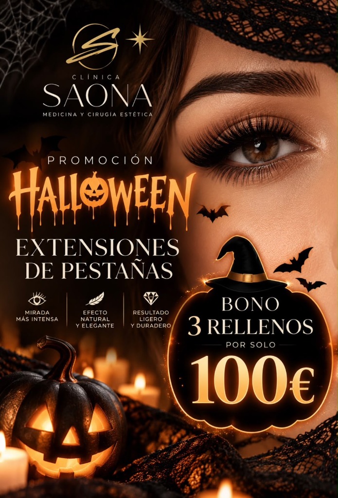 Halloween Promoción Extensiones de Pestañas Bono 3 Rellenos 100€