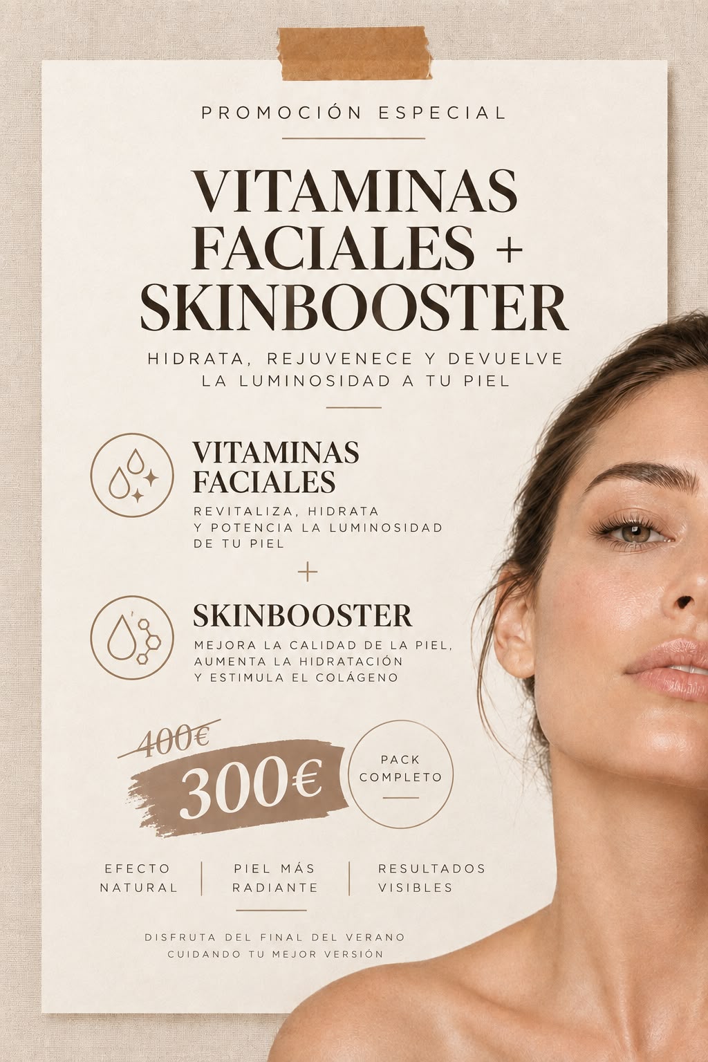Vitaminas Faciales y Skinbooster