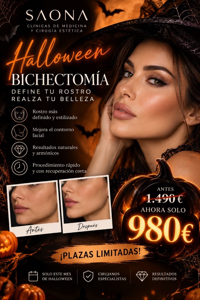 Bichectomía Quirúrgica Especial Halloween Clínica Saona