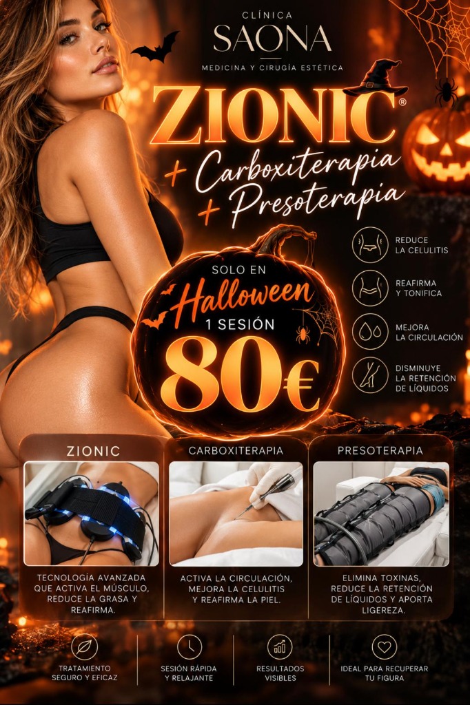 Zionic Carboxiterapia Presoterapia Halloween Clínica Saona